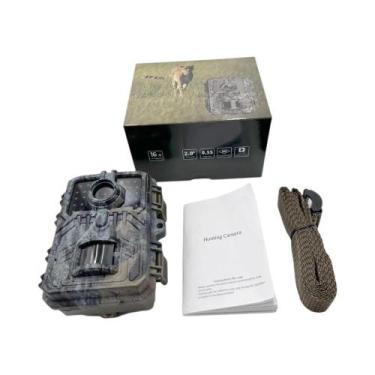 Imagem de Câmera De Caça Mini 16MP 1080P Com Visão Noturna Para Vigilância De An