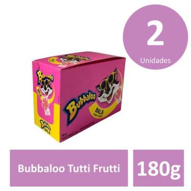 Imagem de Kit c/2 Bala bubbaloo 12x15g tutti frutti - Mondelez