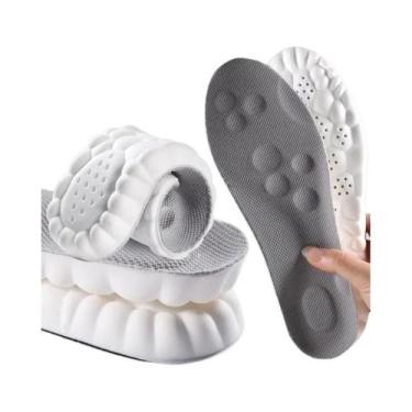 Imagem de Palmilhas Esportivas De Látex Respiráveis Com Absorção De Choque E Sup