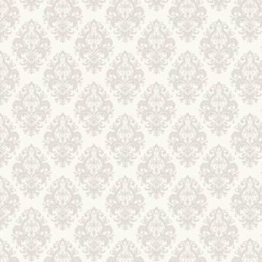 Imagem de Papel Parede Arabesco Cor Clara Adesivo Lavavel Sala Quarto