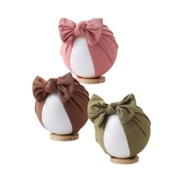 Imagem de Chapéus Turbante Indianos Com Estampa Floral Para Bebês Meninos E Meni