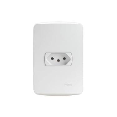 Imagem de Conjunto Tomada 2P+T 20A 250V Pl/Br S3B60350, Schneider Electric, Branco