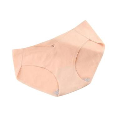 Imagem de Calcinhas De Algodão Ajustáveis De Cintura Alta Para Gestantes, Kit Co