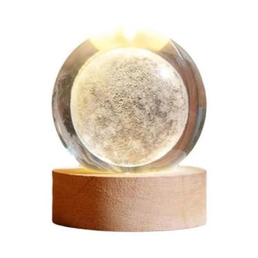 Imagem de Luz Noturna LED Infantil Bola De Cristal via Láctea Lâmpada Ambiente P