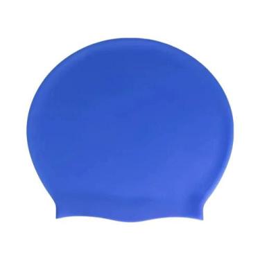 Imagem de Touca De Natação De Silicone Extra Grande Para Adultos, Macia E Confor