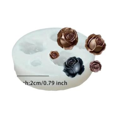 Imagem de Molde De Silicone Em Forma De Morango Para Velas Aromáticas E Sabonete