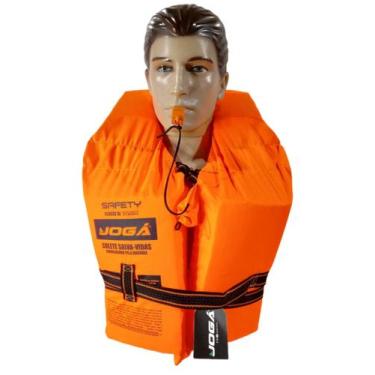 Imagem de Colete Salva Vida Tamanho G Homologado Jogá Classe 3 Laranja - Safety,