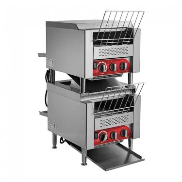 Imagem de Torradeira de Esteira Dupla Avantco T3300B2S Comercial com 3 Aberturas 208V, 6600W, 1600 Fatias por Hora