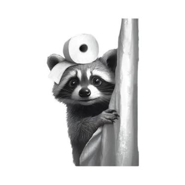 Imagem de Pôster De Lona Moderno Para Decoração De Sala De Estar: Animais Engraç