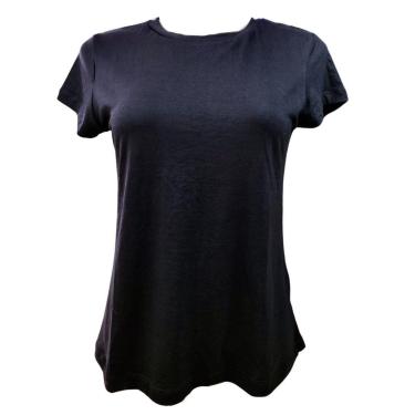 Imagem de Blusinha Basica Feminina Viscolycra Premium Lunelli Gola U Manga Curta Marcia Piovan-Feminino