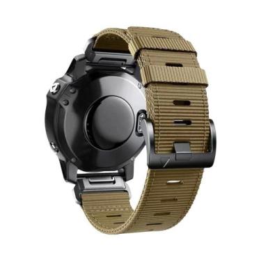 Imagem de Pulseira De Nylon Macio QuickFit De 22mm E 26mm Para Relógios Garmin F