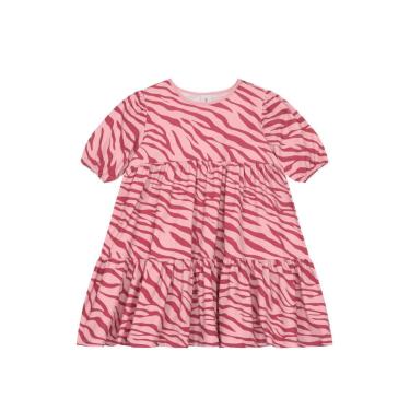 Imagem de Vestido infantil menina animal print em cotton Brandili-Feminino