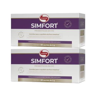 Imagem de Kit 2X Simfort - 60 Sachês 2g - Vitafor-Masculino