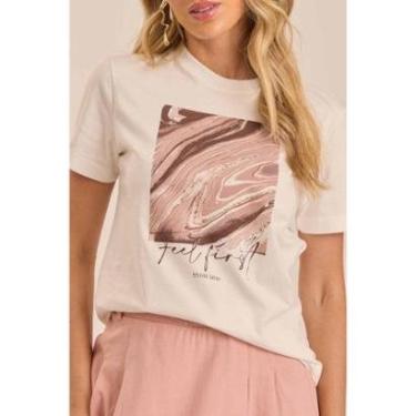Imagem de T-SHIRT DOCE TRAMA FEMININA REF:106394-Feminino