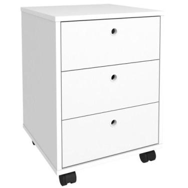 Imagem de Gaveteiro Com Rodinhas New Branco - ARTANY