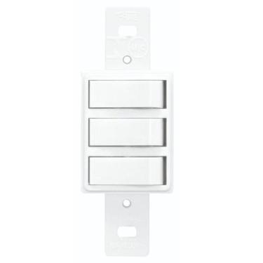 Imagem de Interruptor Embutir 3 Simples Sem Placa Série Blanc - 0651 - Fame Inte