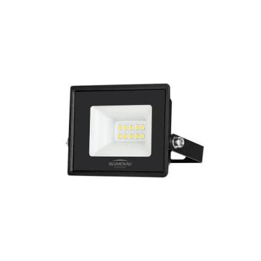 Imagem de Refletor Blumenau Led Tech Pro 10w Preto Bivolt 6500k Luz Branca - BLU