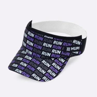 Imagem de Viseira HUPI Run Loop Preto e Roxo, Preto, Roxo, UNICO