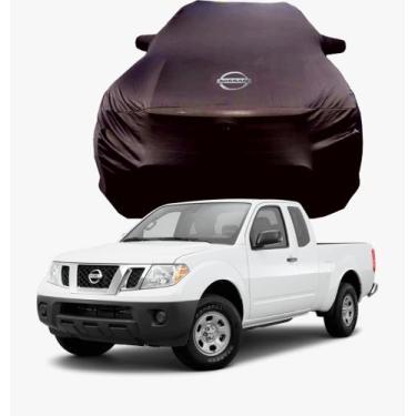 Imagem de Capa de Carro Nissan Frotie Cabine Simples Tecido  Lycra Premium - Cad