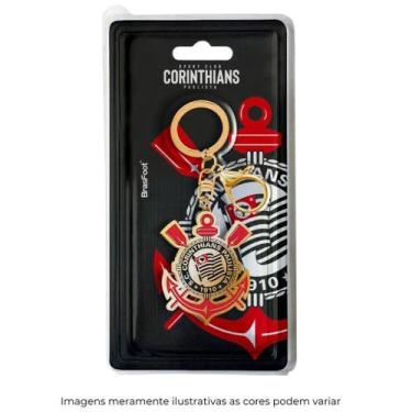 Imagem de Chaveiro Metal Escudo Corinthians - Brasfoot
