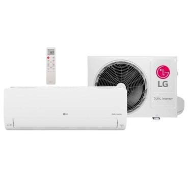 Imagem de Ar Condicionado LG DUAL Inverter AI Voice 12000 BTUs Quente e Frio 220