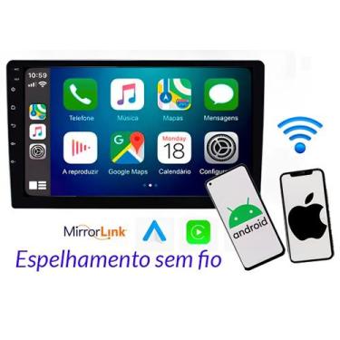 Imagem de Central Multimidia 9 Pol Carplay AndroidAuto Sem Fio Rádio BT USB - KX