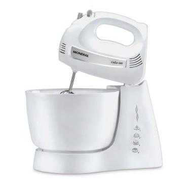 Imagem de Batedeira mondial cake 500w b-50-w branco 220v, Branco, 220V