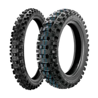 Imagem de Jogo Pneus de Moto Borilli 7 Days Enduro 90-100-21 57R + B007 Infinity