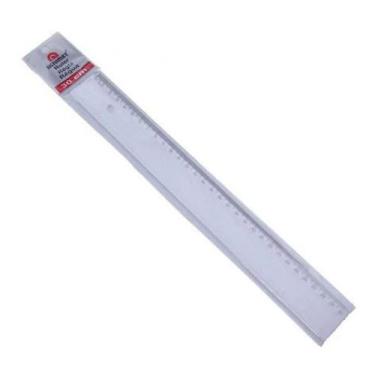 Imagem de Regua 30cm cristal simples   polibras