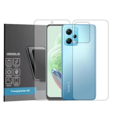 Imagem de Película Hidrogel Frente e Verso Compativel Com Redmi Note 12 Pro Plus