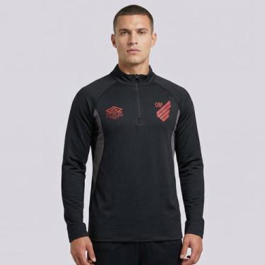 Imagem de Blusão Umbro Athletico Paranaense Treino CT 2026 Preto, M