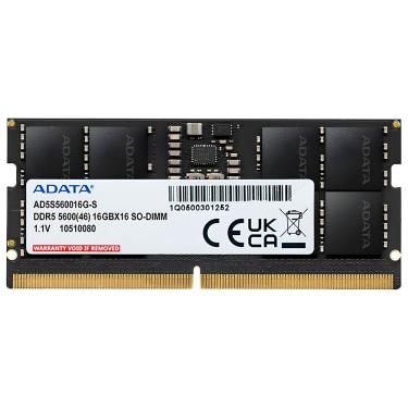 Imagem de Memória Ram para Notebook Ddr5 16gb 5600mhz Ad5s560016g-s Adata Desempenho Avançado