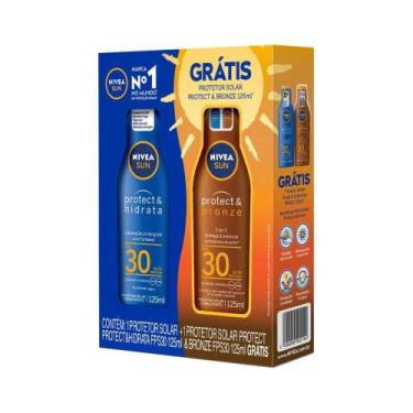 Imagem de Protetor Solar Nivea Protect E Hidrata 125ml Fps30+fps30 Protect E  Br