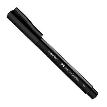 Imagem de Caneta hidrográfica SuperSoft Preto 1.0mm BPSS/PRZF - Faber-Castell