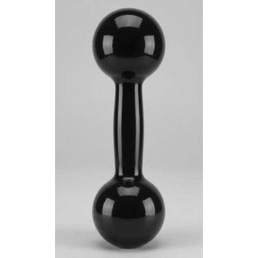 Imagem de Halter Emborrachado 3kg Preto Unidade - Congratulations Store