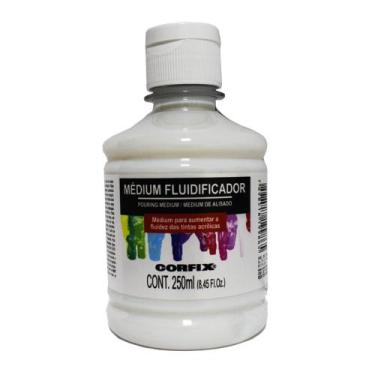 Imagem de Médium Acrílico Fluidificador Corfix 250ml Aumenta A Fluidez