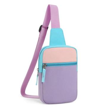 Imagem de Bolsa de Cintura Colorblock cotmcor 14x22x4cm