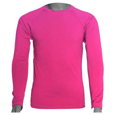 Imagem de Camisa Térmica Manga Longa em Poliéster C/ Elastano Compressão Slim-Unissex