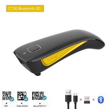 Supermercado Handheld Barcode Scanner, Leitor de Código de Barras