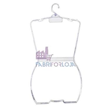 Imagem de CABIDE SILHUETA ADULTO GIRATÓRIO ACRÍLICO CRISTAL VIRGEM-5PÇ