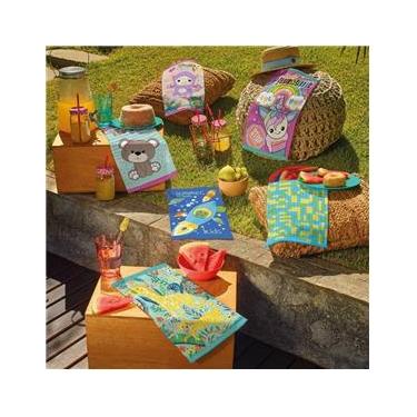 Imagem de Jogo de Toalhas de Visita Infantil Teka Candy 3 Peças