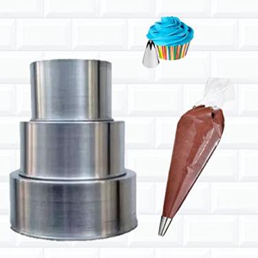 Imagem de Bico Confeitar + Manga + Forma Kit Confeitar