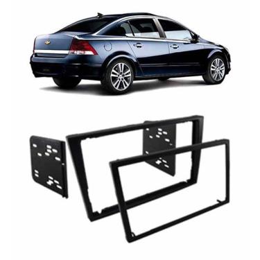 Imagem de Moldura Painel 2 Din Gm Vectra 2006 2007 2008 2009 2010 2011 2012
