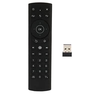 Imagem de G20S Pro Voice Air Remote, IR Learning, USB Wireless Backlight Remote Keyboard com giroscópio para TV Box, PC, Smart TV, Protector, HTPC, etc(G20S PRO)