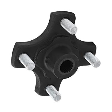 Imagem de 615604, Anticorrosão de placa de flange de cubo de roda de metal preta para substituição de peças de automóveis para EZGO RXV 2008-Up
