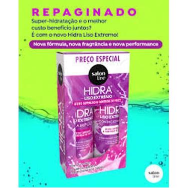 Imagem de Kit Shampoo E Condicionador Hidra Liso Extremo Salon Line 300ml