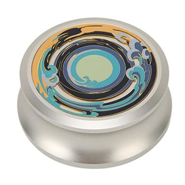 Imagem de Estabilizador de peso LP Record, estabilizador de disco de alta fidelidade LP grampo de peso para gravação, braçadeira estabilizadora de disco LP para HiFi, para amortecimento de vibração (prata)