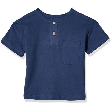 Imagem de Camiseta meia manga, Menino, Hering, Azul Médio,2