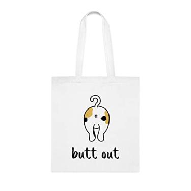 Imagem de Sacola Butt Out, presente para fora, bolsa de ombro para fora, sacos reutilizáveis para bumbum, ideia de presente de cesta de Natal de aniversário, presente para ela, presente para