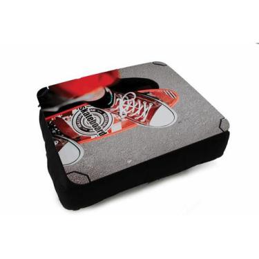 Imagem de Almofada Bandeja Para Notebook Laptop Skate Tênis Vermelho - Deluzz